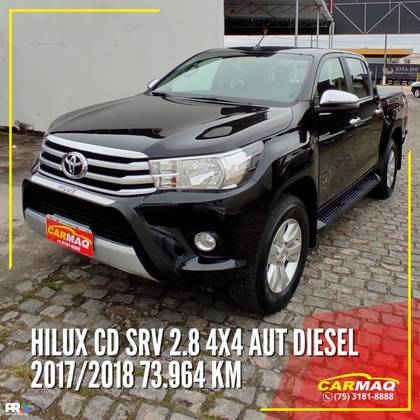 TOYOTA HILUX 2.7 SRV 4X4 CD 16V FLEX 4P AUTOMÁTICO TOYOTA HILUX 2.7 SRV 4X4 CD 16V FLEX 4P AUTOMÁTICO